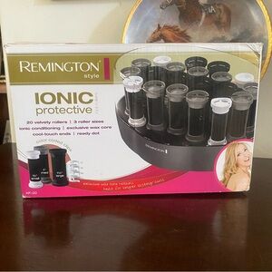 Remington Iconic Protective 20 Velvet Heated Hair Rollers 3 Sizes NEW/OPEN BOX